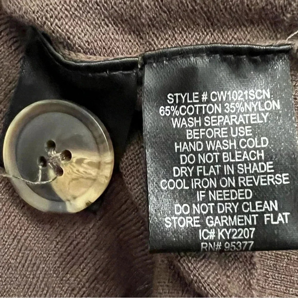 NWT Sanctuary Women’s Mini Dress/Long Cardigan Sweater (Olive Green) - Picture 5 of 9